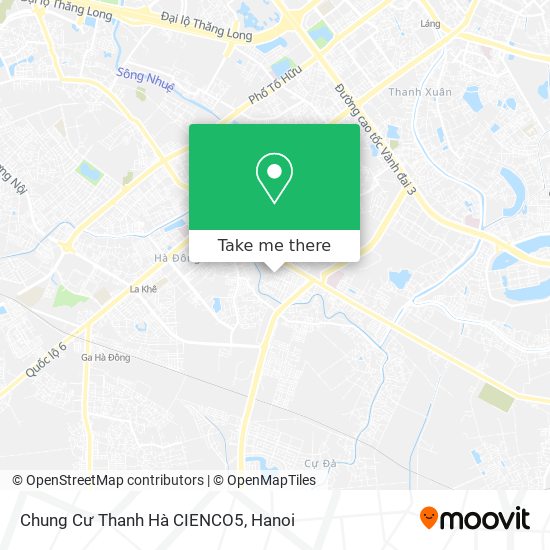 Chung Cư Thanh Hà CIENCO5 map