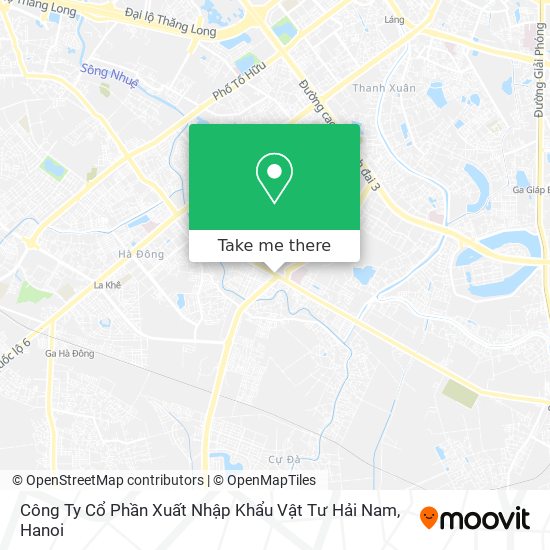 Công Ty Cổ Phần Xuất Nhập Khẩu Vật Tư Hải Nam map