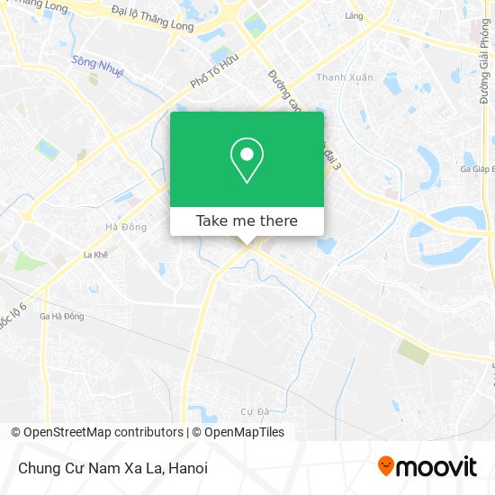 Chung Cư Nam Xa La map