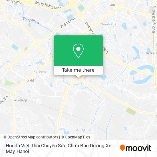 Honda Việt Thái Chuyên Sửa Chữa Bảo Dưỡng Xe Máy map