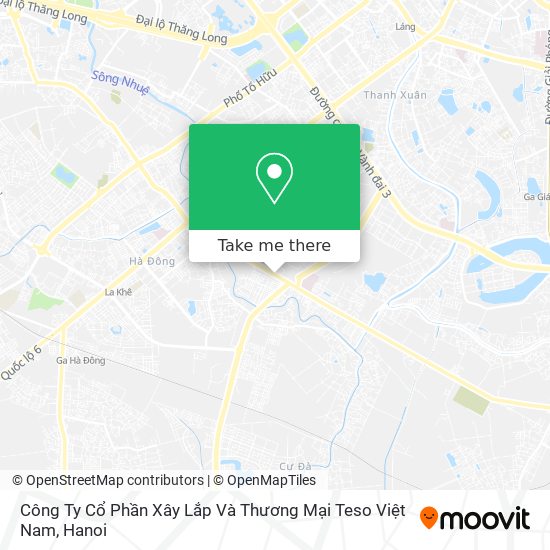 Công Ty Cổ Phần Xây Lắp Và Thương Mại Teso Việt Nam map