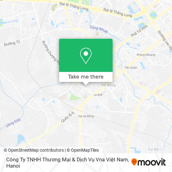 Công Ty TNHH Thương Mại & Dịch Vụ Vna Việt Nam map