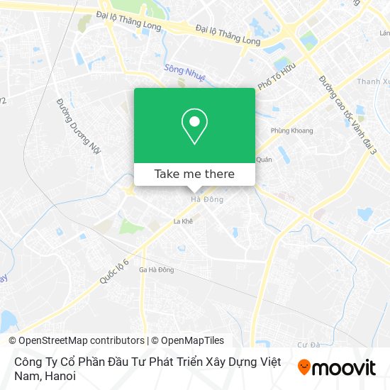 Công Ty Cổ Phần Đầu Tư Phát Triển Xây Dựng Việt Nam map