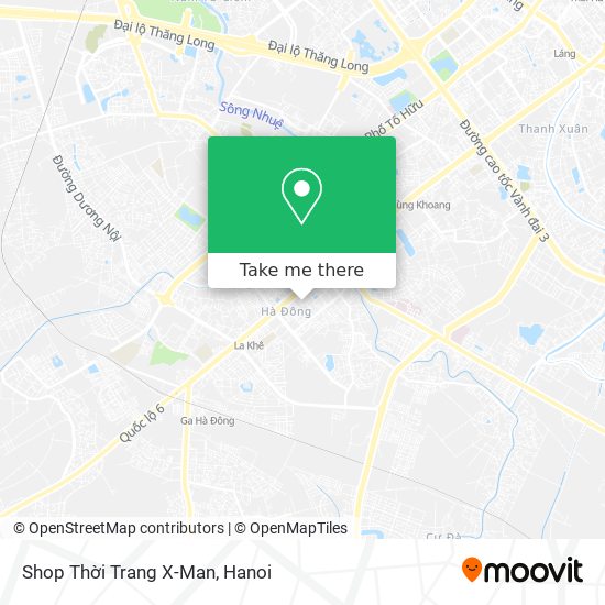 Shop Thời Trang X-Man map