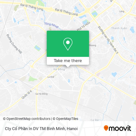 Cty Cổ Phần In DV TM Bình Minh map