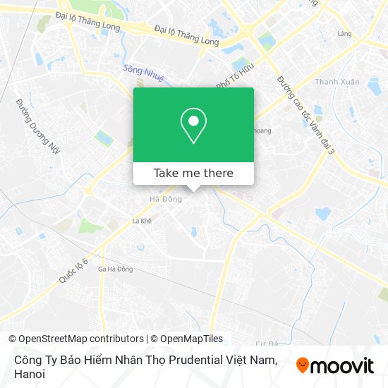Công Ty Bảo Hiểm Nhân Thọ Prudential Việt Nam map