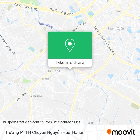 Trường PTTH Chuyên Nguyễn Huệ map