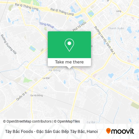 Tây Bắc Foods - Đặc Sản Gác Bếp Tây Bắc map