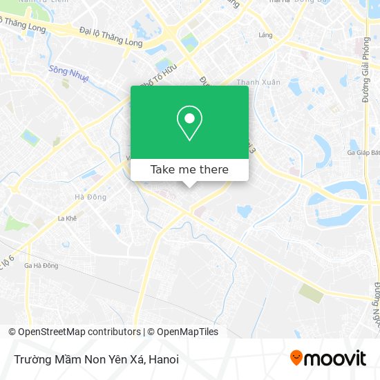Trường Mầm Non Yên Xá map