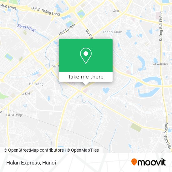 Halan Express map