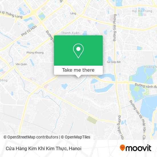 Cửa Hàng Kim Khí Kim Thực map