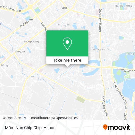 Mầm Non Chíp Chíp map