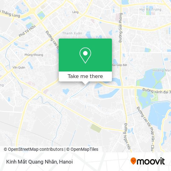 Kính Mắt Quang Nhãn map