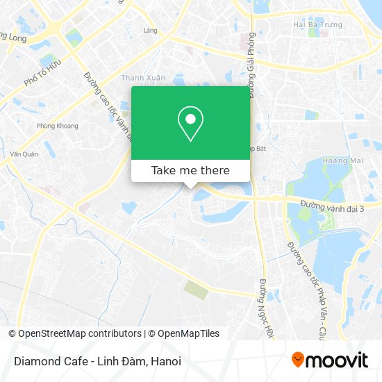Diamond Cafe - Linh Đàm map