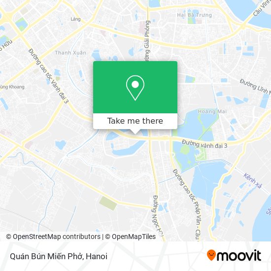 Quán Bún Miến Phở map