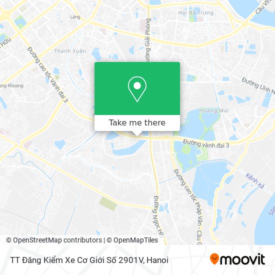 TT Đăng Kiểm Xe Cơ Giới Số 2901V map