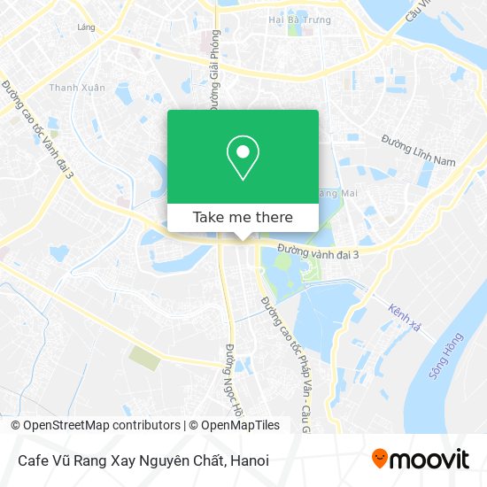 Cafe Vũ Rang Xay Nguyên Chất map