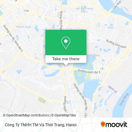 Công Ty TNHH TM Và Thời Trang map