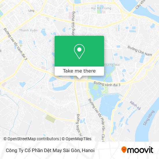 Công Ty Cổ Phần Dệt May Sài Gòn map