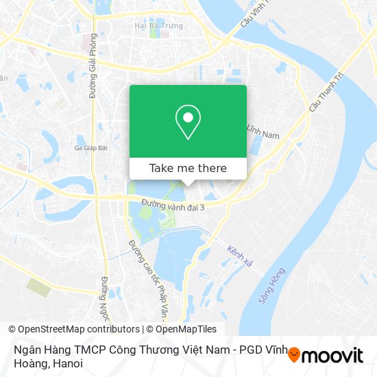 Ngân Hàng TMCP Công Thương Việt Nam - PGD Vĩnh Hoàng map