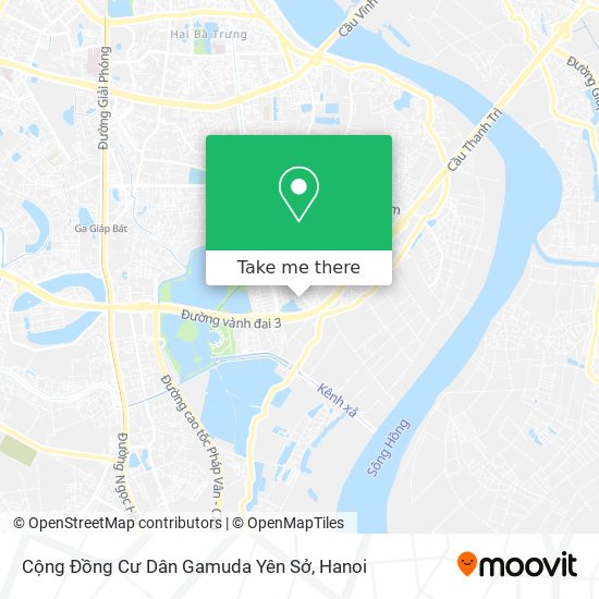 Cộng Đồng Cư Dân Gamuda Yên Sở map
