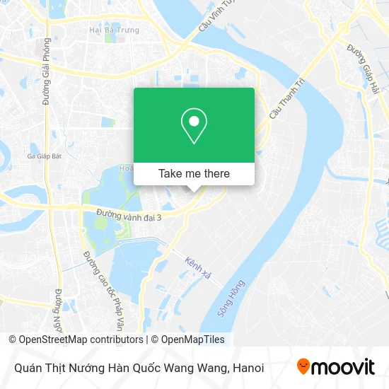 Quán Thịt Nướng Hàn Quốc Wang Wang map