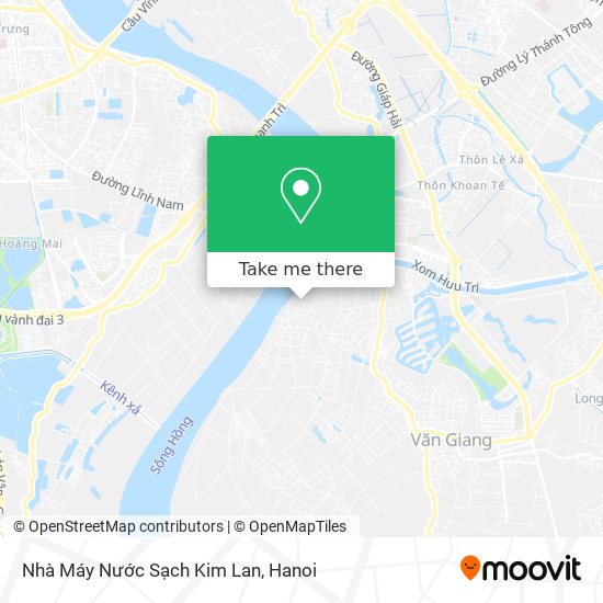 Nhà Máy Nước Sạch Kim Lan map