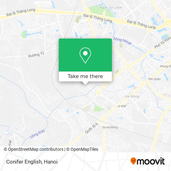 Conifer English map