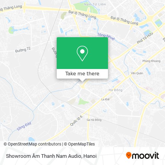 Showroom Âm Thanh Nam Audio map