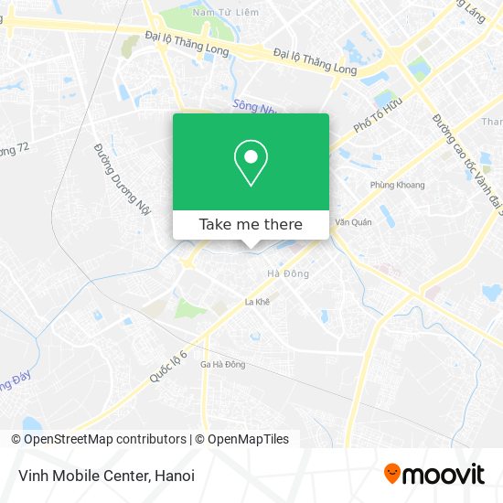 Vinh Mobile Center map
