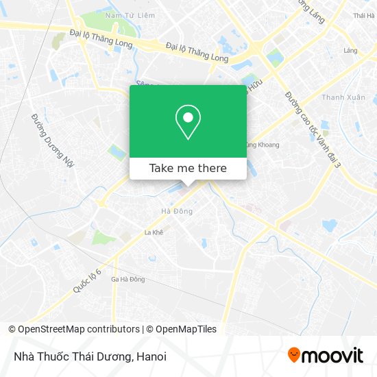 Nhà Thuốc Thái Dương map