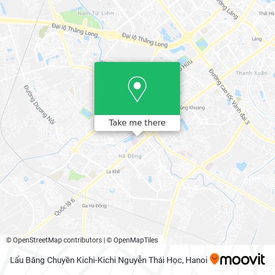 Lẩu Băng Chuyền Kichi-Kichi Nguyễn Thái Học map