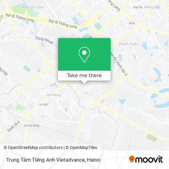 Trung Tâm Tiếng Anh Vietadvance map