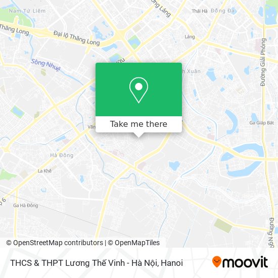 THCS & THPT Lương Thế Vinh - Hà Nội map