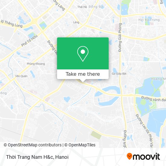 Thời Trang Nam H&c map