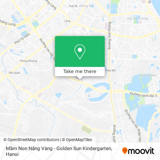 Mầm Non Nắng Vàng - Golden Sun Kindergarten map