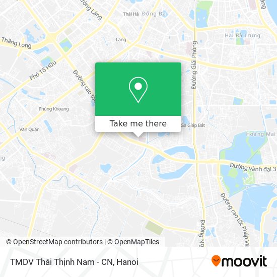 TMDV Thái Thịnh Nam - CN map