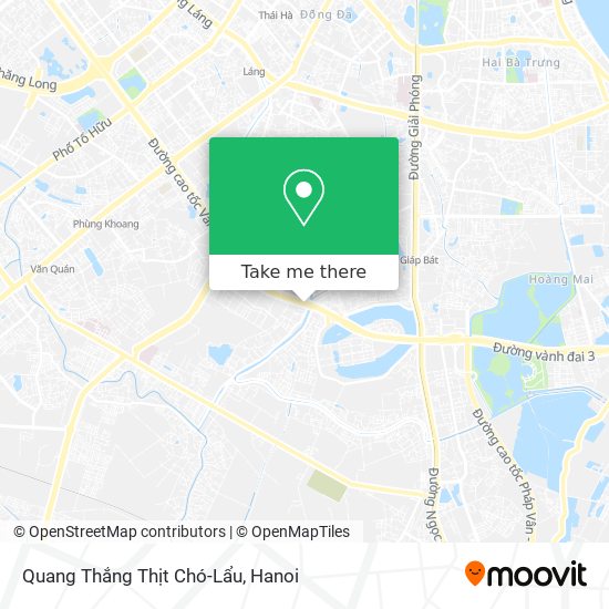 Quang Thắng Thịt Chó-Lẩu map