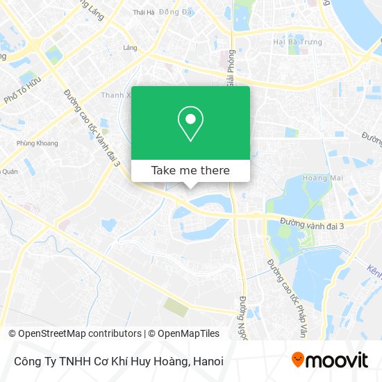 Công Ty TNHH Cơ Khí Huy Hoàng map