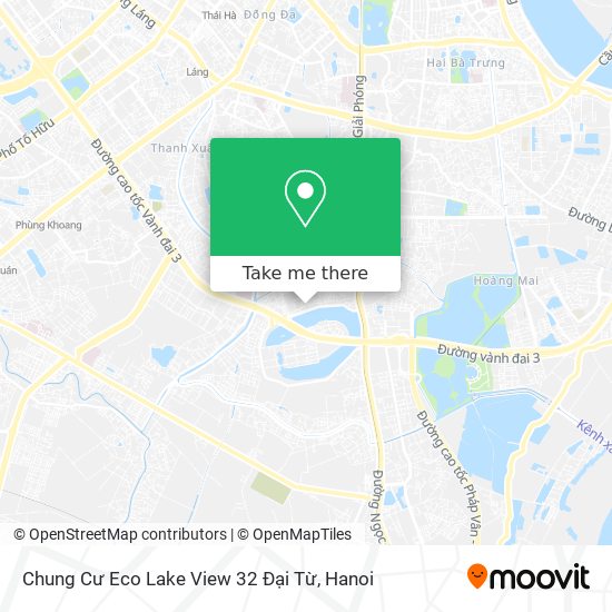 Chung Cư Eco Lake View 32 Đại Từ map