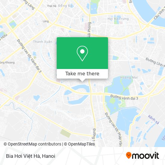 Bia Hơi Việt Hà map