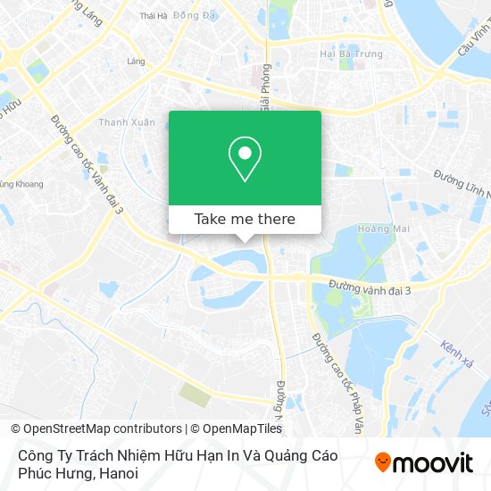 Công Ty Trách Nhiệm Hữu Hạn In Và Quảng Cáo Phúc Hưng map