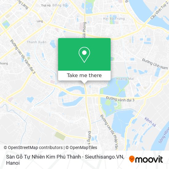 Sàn Gỗ Tự Nhiên Kim Phú Thành - Sieuthisango.VN map