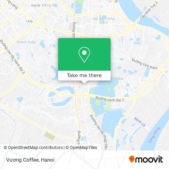 Vương Coffee map