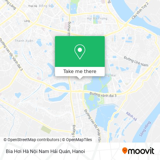 Bia Hơi Hà Nội Nam Hải Quán map