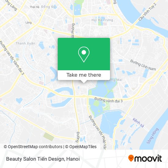 Beauty Salon Tiến Design map