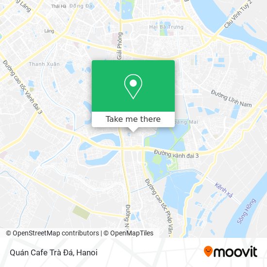 Quán Cafe Trà Đá map