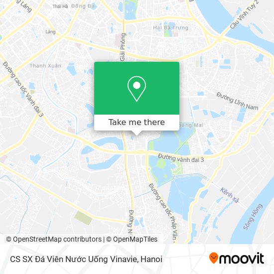 CS SX Đá Viên Nước Uống Vinavie map