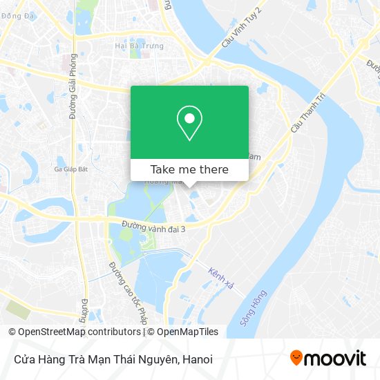Cửa Hàng Trà Mạn Thái Nguyên map
