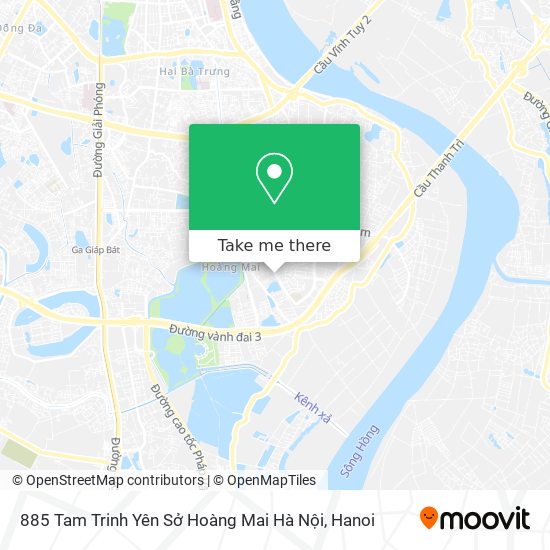 885 Tam Trinh Yên Sở Hoàng Mai Hà Nội map